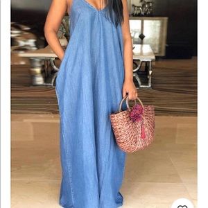 Jean Maxi Dress